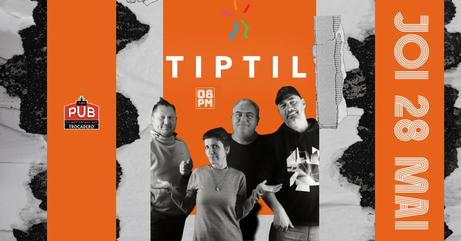 TiPtiL canta cu bucurie la The Pub Universitatii
