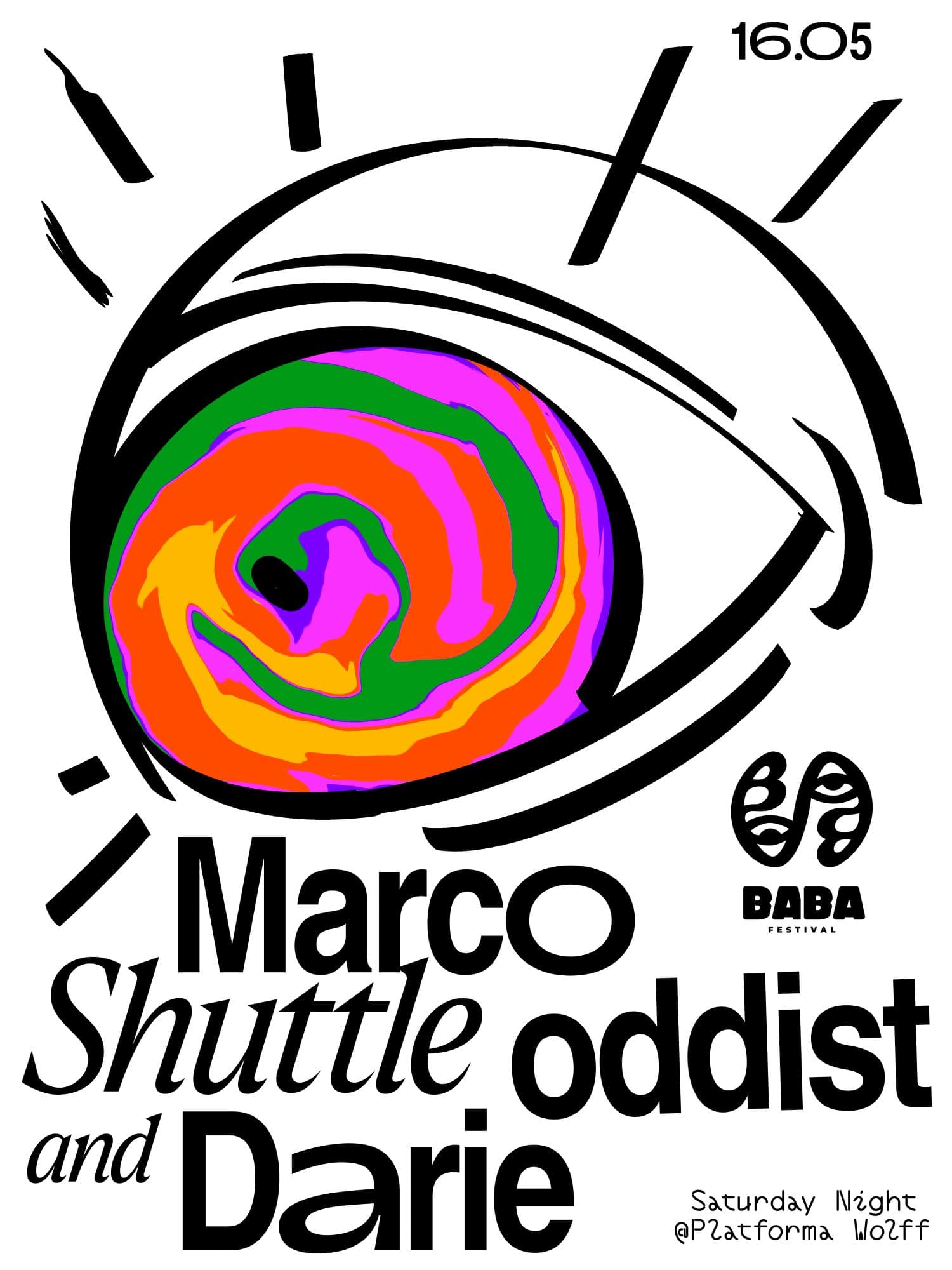PW x Baba Festival • Marco Shuttle, oddist, Darie