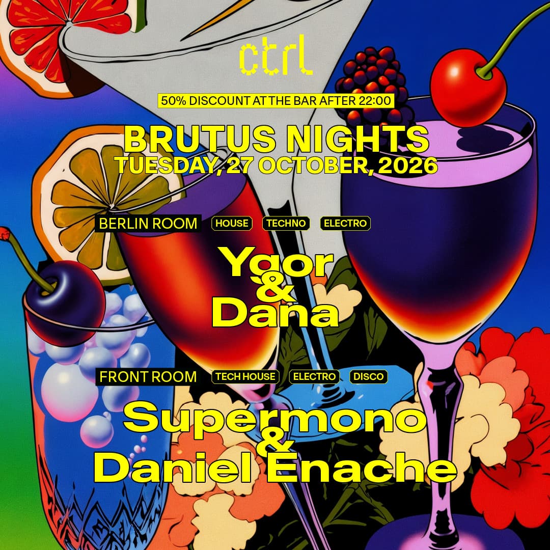 BRUTUS NIGHTS: Ygor & Dana, Supermono & Daniel Enache