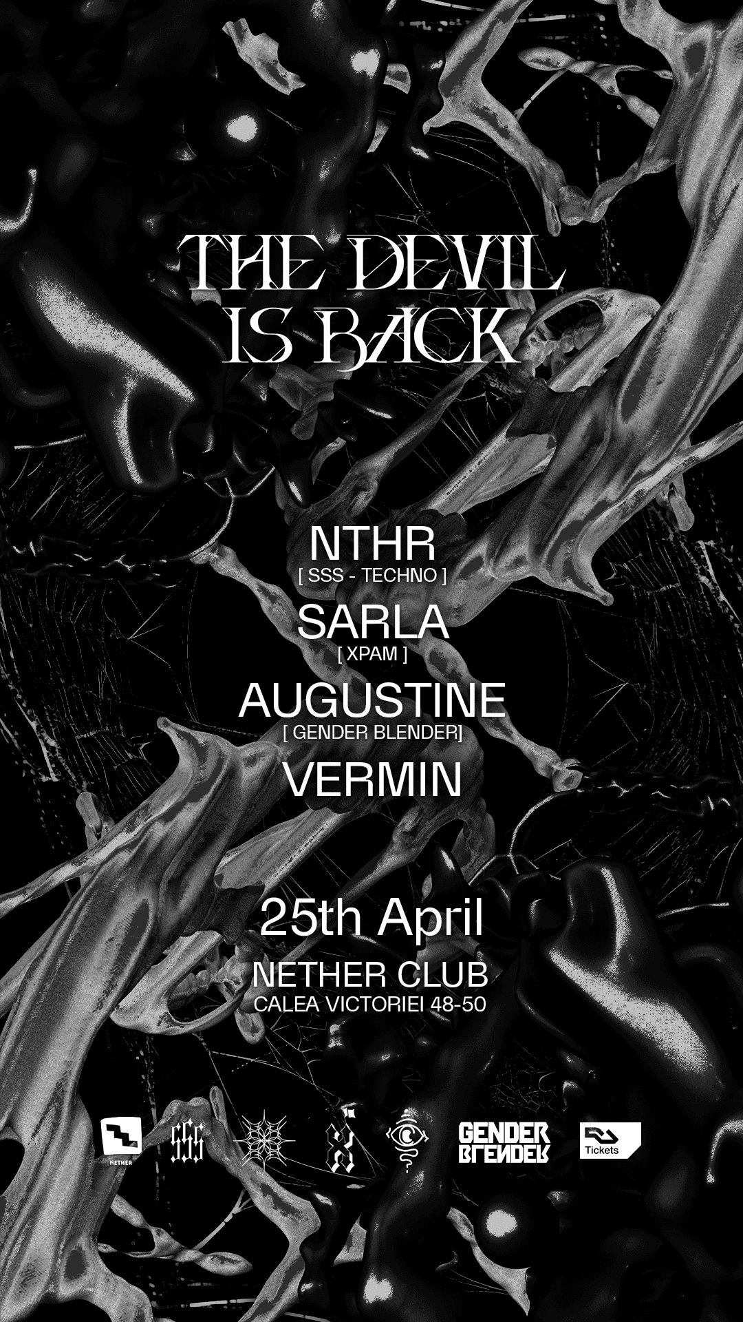 THE DEVIL IS BACK w/ NTHR, Sarla, AUGUSTINE, VERMIN