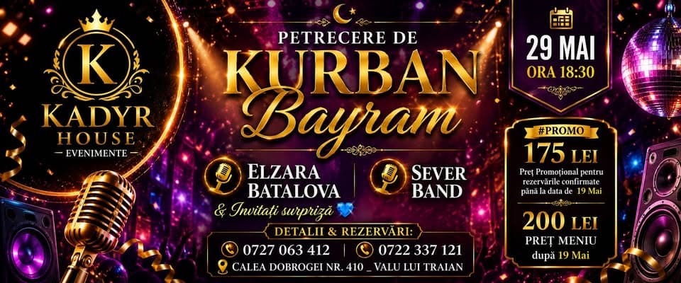 KURBAN BAYRAM Petrecem la Kadyr House