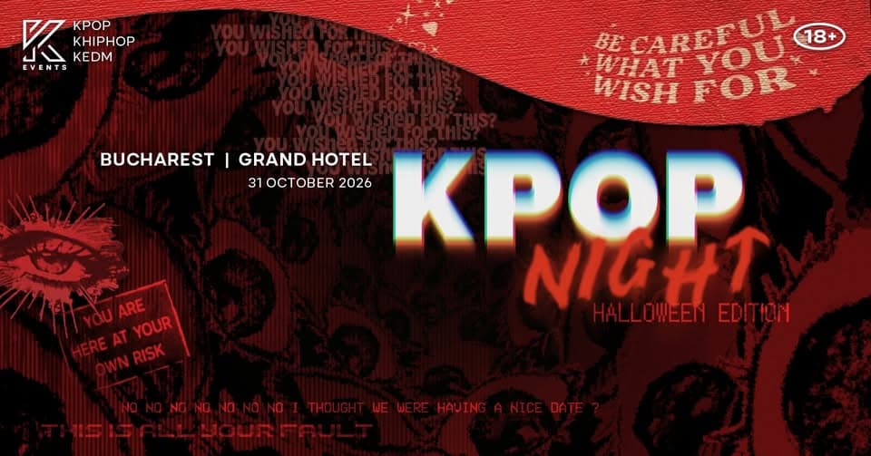 OfficialKEvents | BUCHAREST: KPOP & KHIPHOP Night - 🎃 HALLOWEEN EDITION 🎃