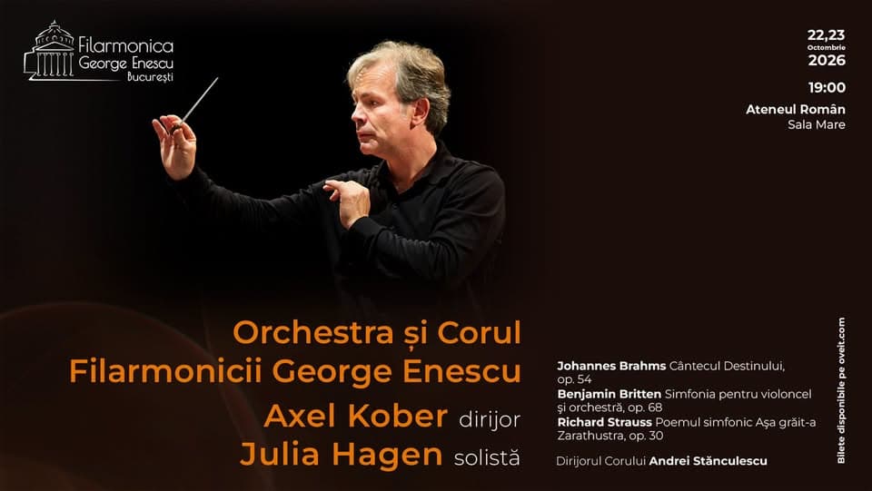 Concert vocal-simfonic: Dirijor Axel Kober | Solistă Julia Hagen