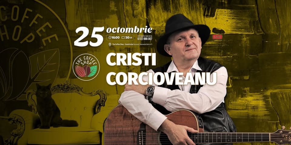 The Coffee Shop Music - CRISTI CORCIOVEANU în concert
