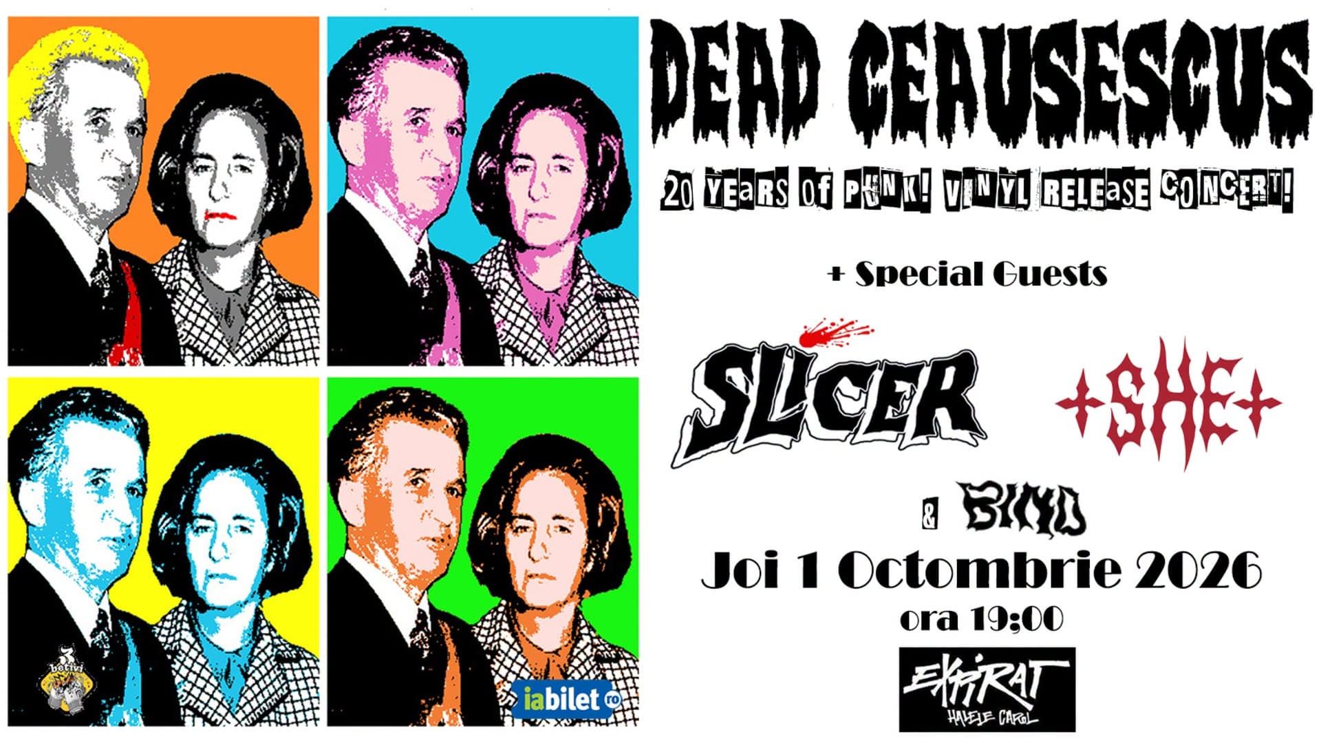 Dead Ceaușescus – Aniversare 20 de Ani • Lansare vinil